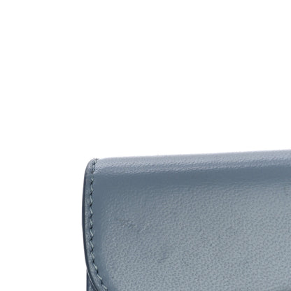 Celine Shiny Smooth Lambskin Small Triomphe Wallet Arctic Blue 12 of 13