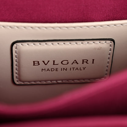 Bulgari Calfskin Serpenti Forever Top Handle White 6 of 13