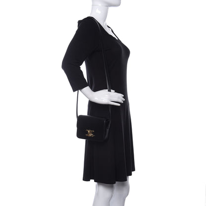 Celine Shiny Calfskin Nano Triomphe Black 2 of 10