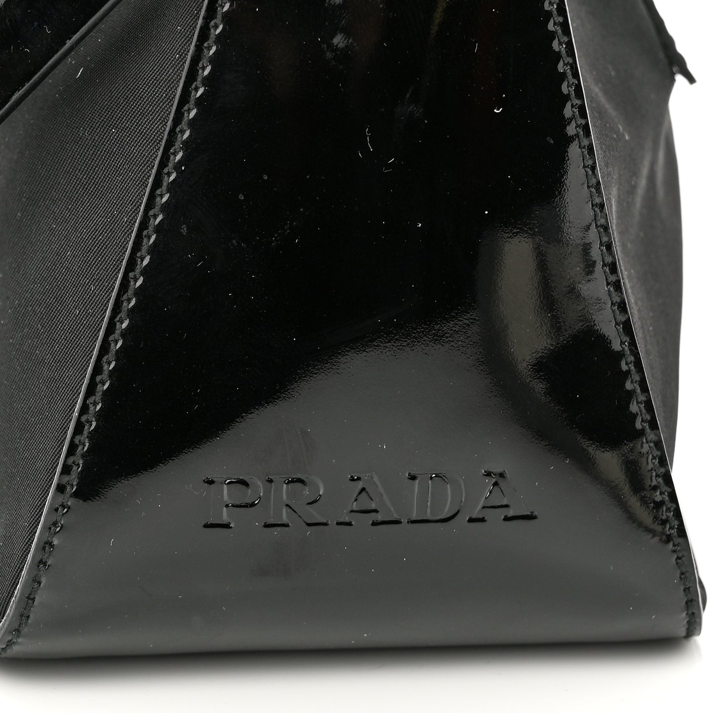 Nylon Spazzolato Bag Black