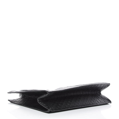Christian Dior Oblique Calfskin Embossed Book Tote Black 4 of 9