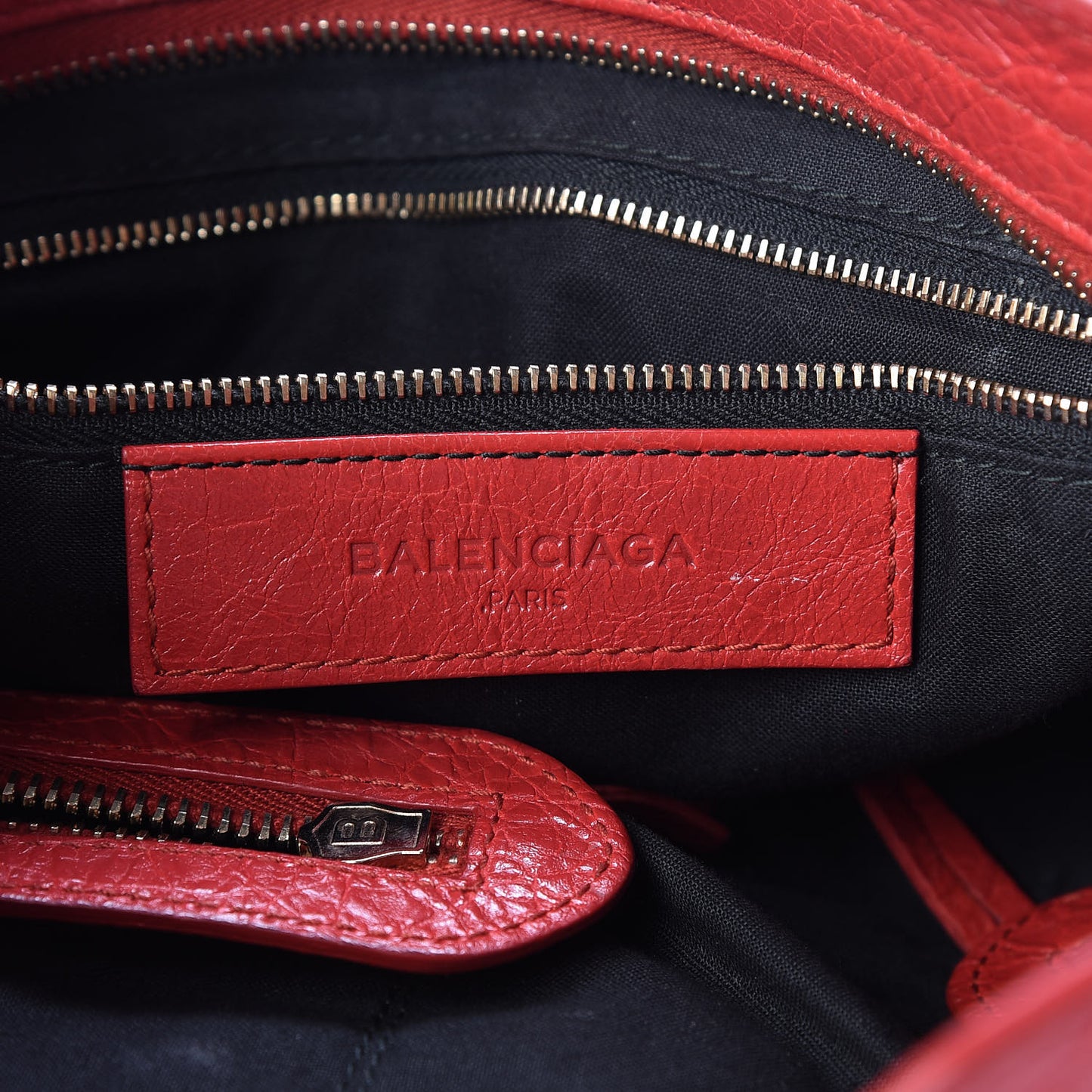 Agneau Gold Metallic Edge Hardware S City Rouge Rubis