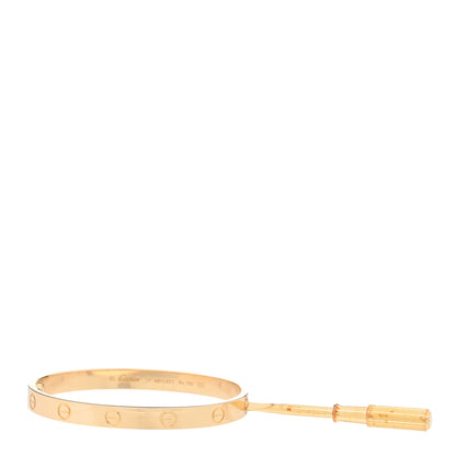 Cartier 18K Yellow Gold LOVE Bracelet 17 3 of 5