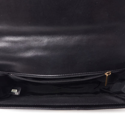 Chanel Glazed Calfskin Large Boy Flap Black 7 of 9