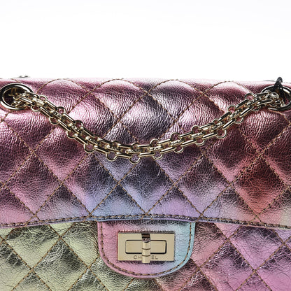 Chanel Metallic Goatskin Quilted Mini 2.55 Reissue Flap Multicolor 9 of 10