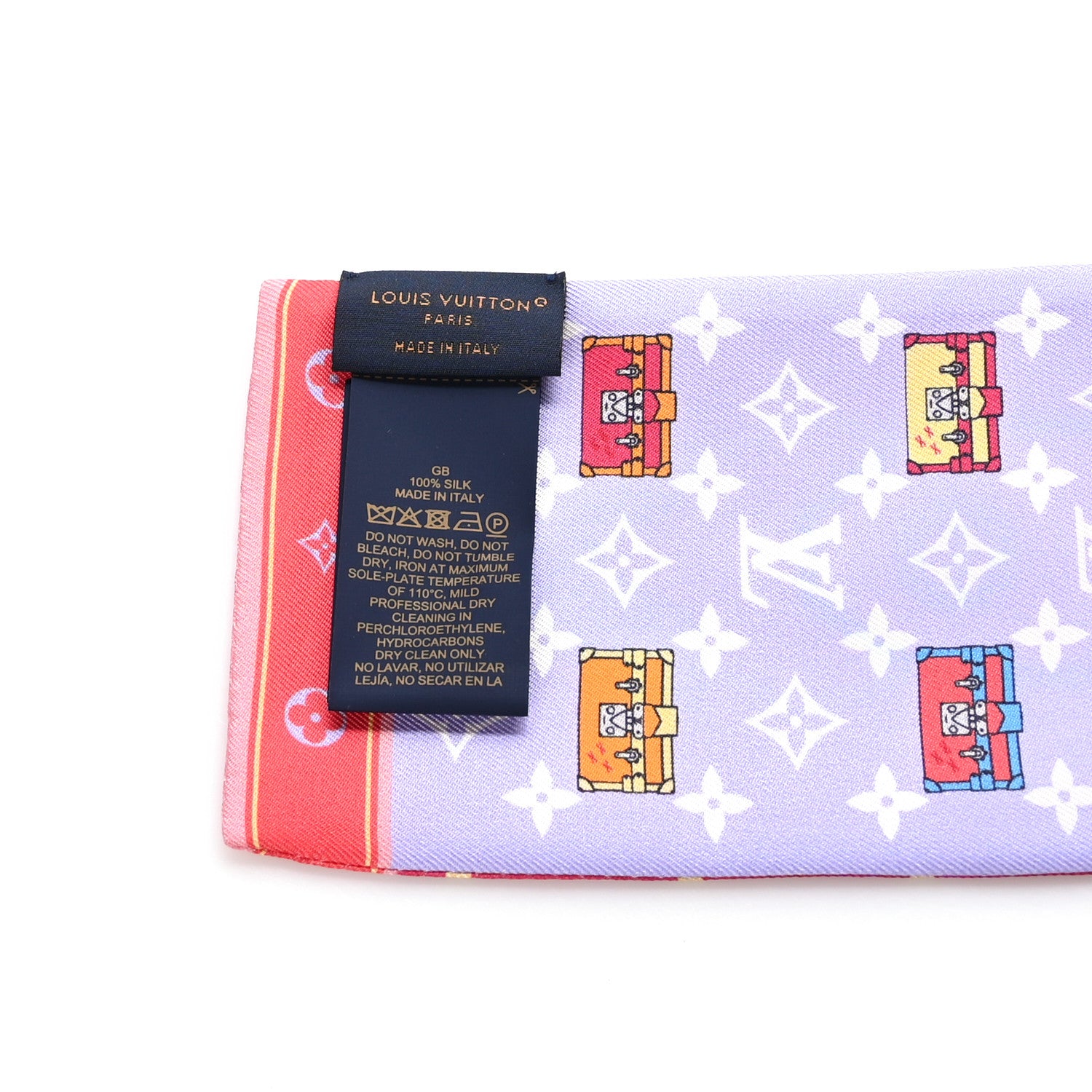 Louis Vuitton Silk Monogram Minimalle Bandeau Lilac 4 of 4