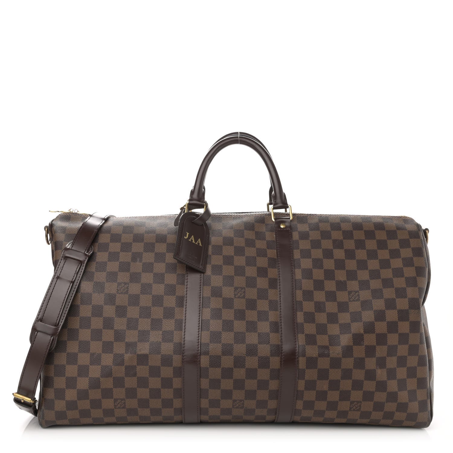 Louis Vuitton Damier Ebene Keepall Bandouliere 55 1 of 11