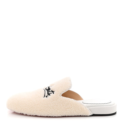 Christian Louboutin Navy Coolito Donna Slippers 38.5 White 1 of 8