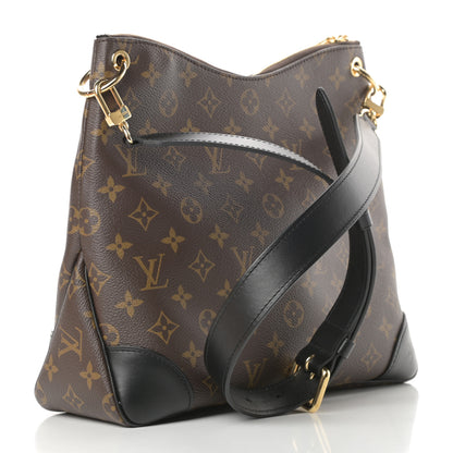 Louis Vuitton Monogram Odeon MM Black 3 of 14