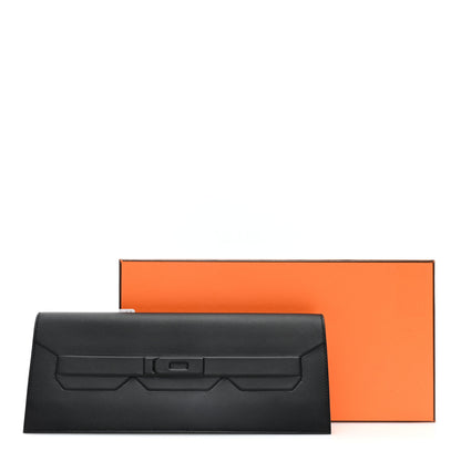Hermes Swift Shadow Clutch 29 Black 11 of 11