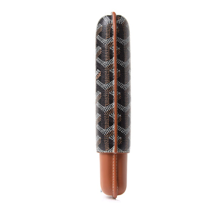 Goyard Goyardine Churchill Single Cigar Case Black Gold 6 of 17