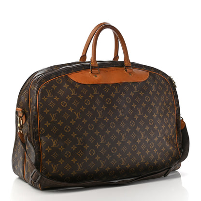 Louis Vuitton Monogram Alize 2 Compartment Luggage Travel Bag 3 of 34