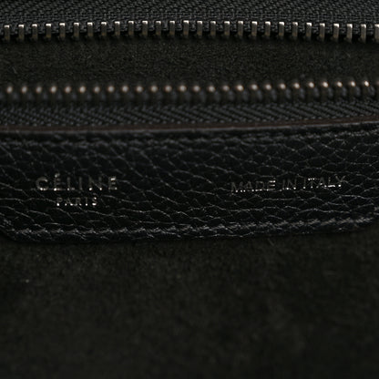 Celine Drummed Calfskin Micro Luggage Black 11 of 19