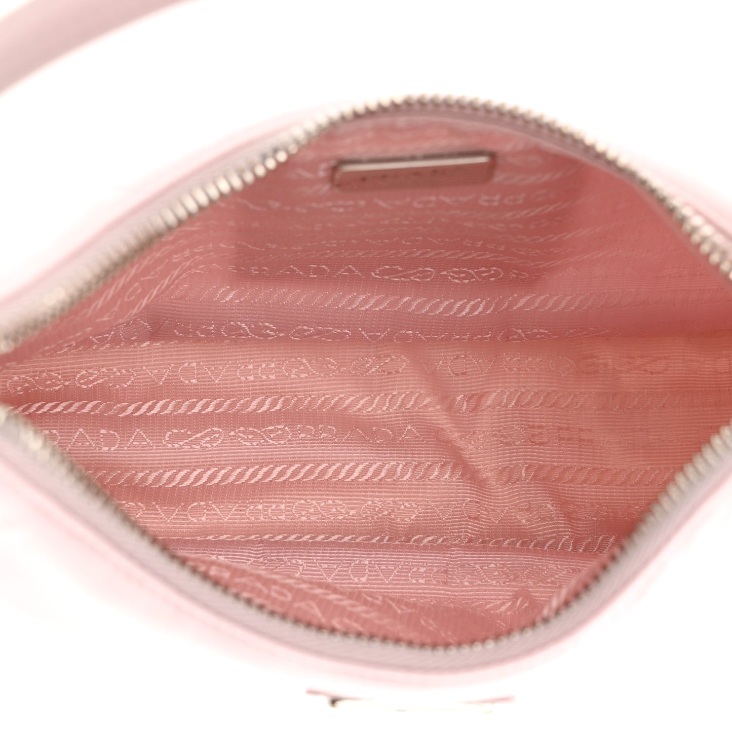 Re-Nylon Saffiano Mini Re-Edition 2005 Bag Alabastro
