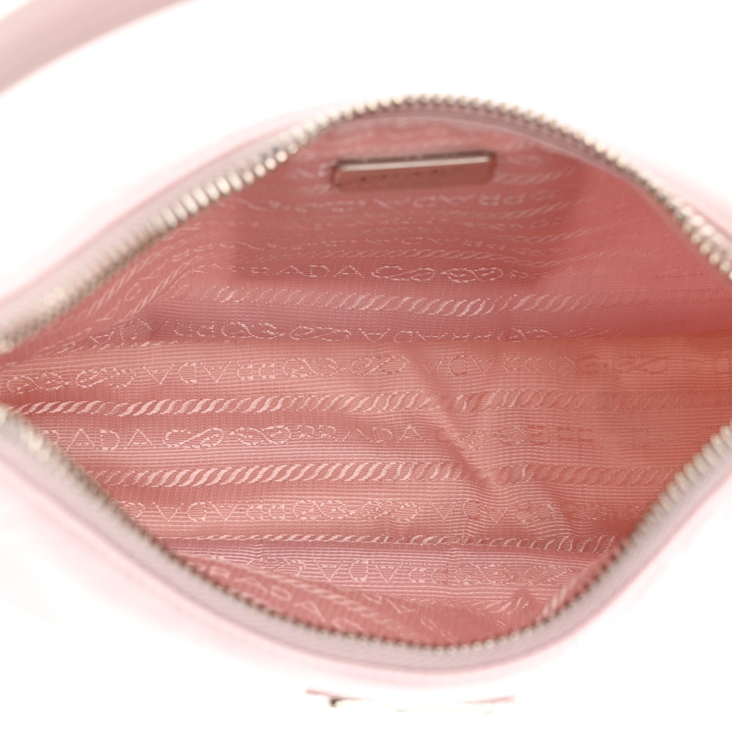 Prada Re-Nylon Saffiano Mini Re-Edition 2005 Bag Alabastro 4 of 11