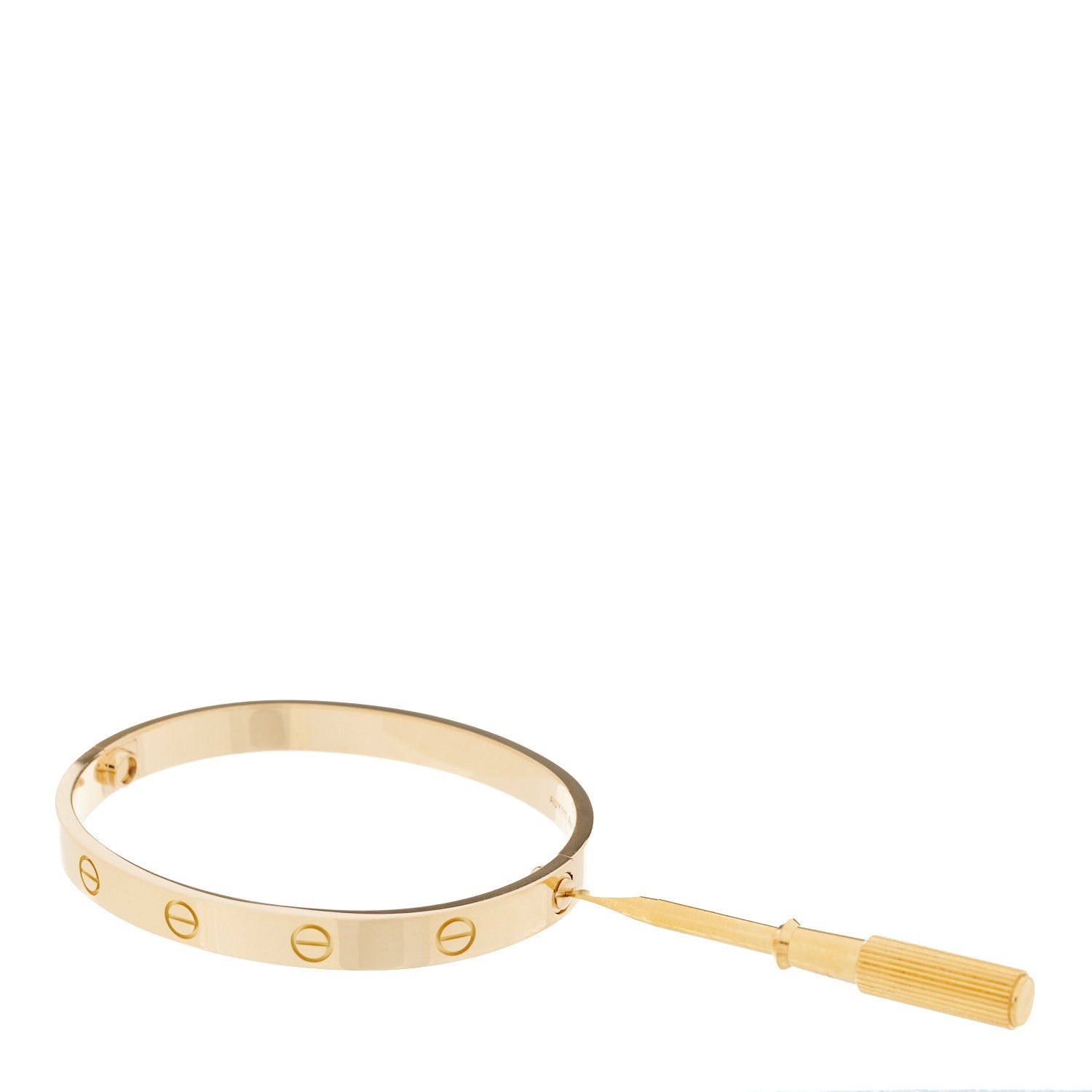 Cartier 18K Yellow Gold LOVE Bracelet 17 5 of 6