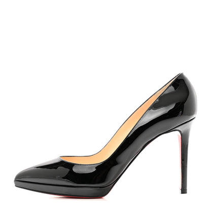 Christian Louboutin Patent Pigalle Plato 100 Pumps 41 Black 1 of 8