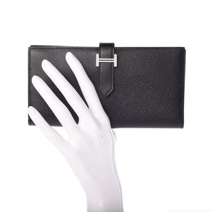 Hermes Epsom Bearn Gusset Wallet Black 2 of 8