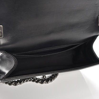 Chanel Lambskin Quilted Medium Boy Flap Black 5 of 9