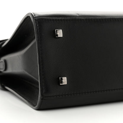 Delvaux Calfskin MM Tempete Satchel Black 8 of 12