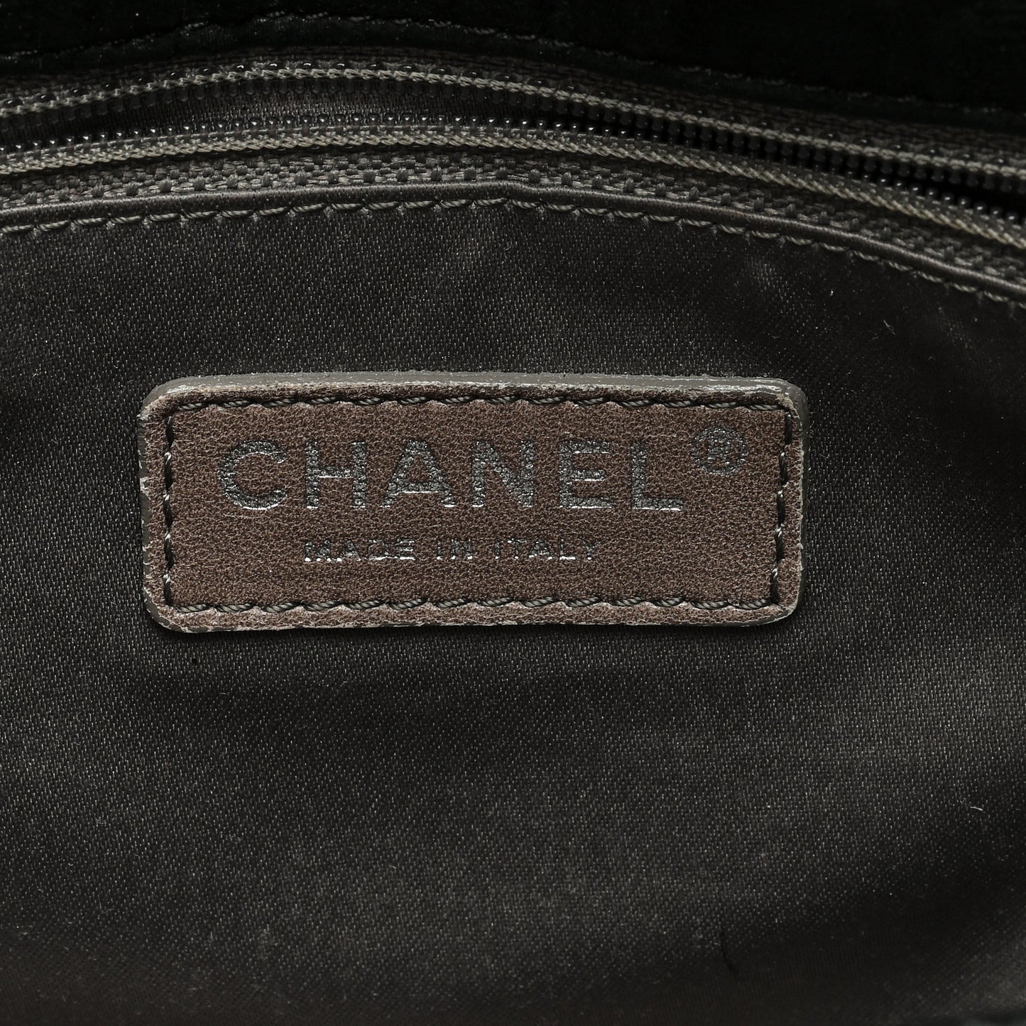 Coated Canvas Quilted Le Marais Flap Black