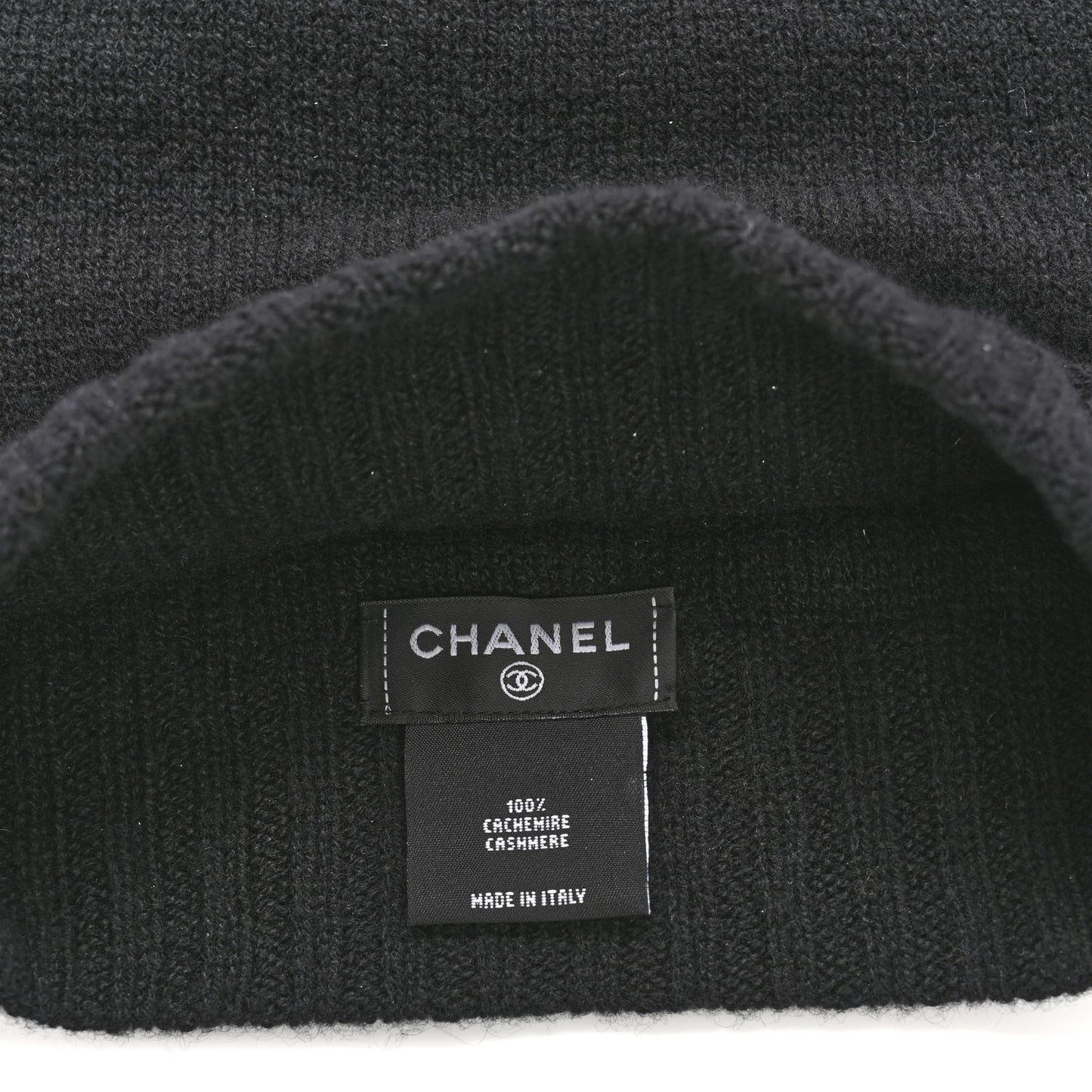 Cashmere CC Beanie Hat Black
