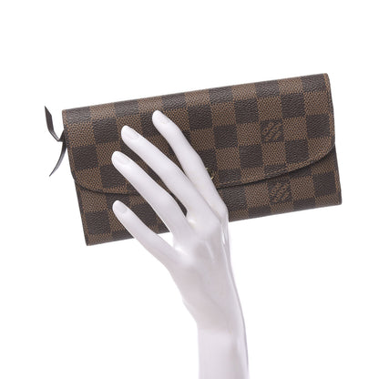 Louis Vuitton Damier Ebene Emilie Wallet 2 of 6