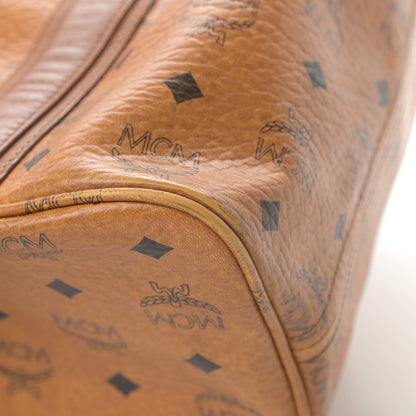 MCM Visetos Shopping Tote Cognac 11 of 21
