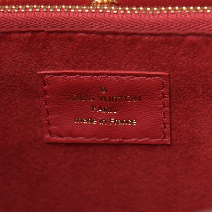 Louis Vuitton Grained Calfskin Monogram Double V Rubis 6 of 10