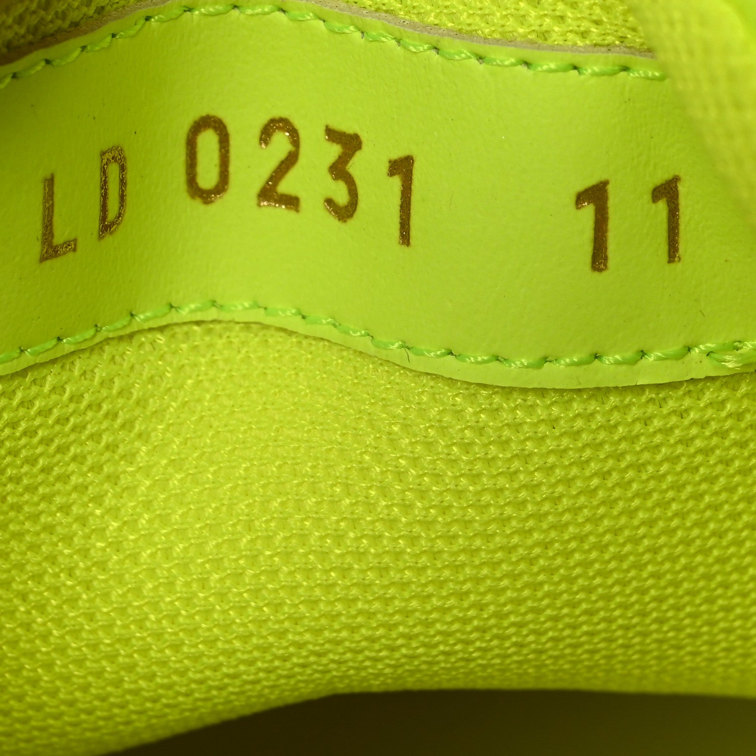 Louis Vuitton Empreinte Mens Luxembourg Sneaker 11 Fluo Yellow 6 of 8