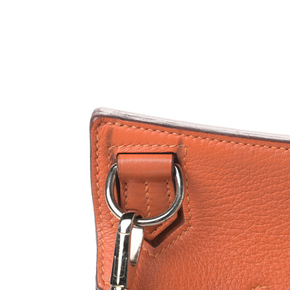Hermes Taurillon Clemence Jypsiere 28 Orange 12 of 14