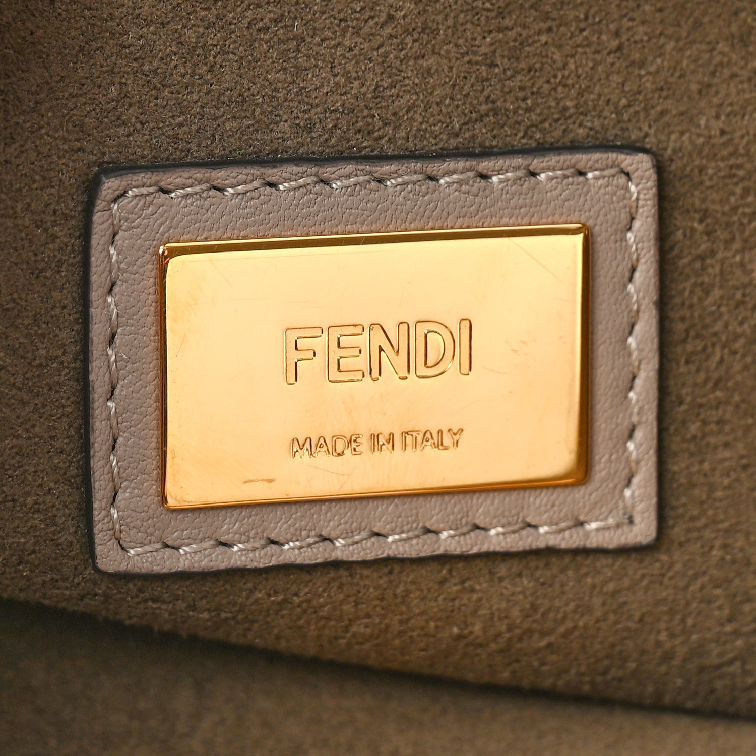 Fendi Vitello Seta Plexiglass Tortoise Medium Peekaboo Iconic Satchel Tortora 7 of 9