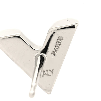Louis Vuitton Essential V Stud Earrings Silver 4 of 4