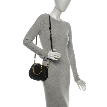 Chloe Calfskin Small Nile Bracelet Bag Black 2 of 7