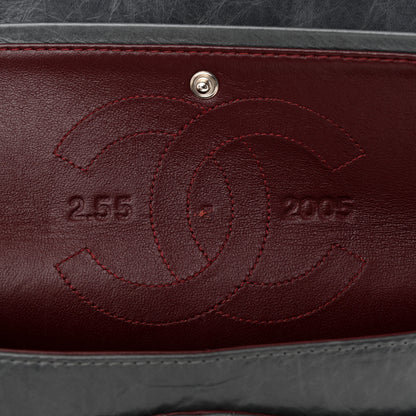 Chanel Aged Calfskin Quilted 50th Anniversary 2.55 Reissue 225 Flap Grey 11 of 11