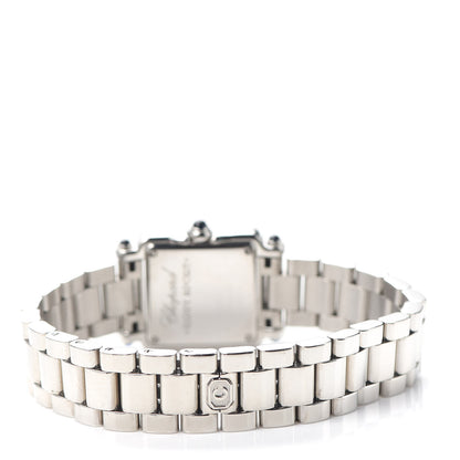 Chopard Stainless Steel Diamond Mother of Pearl 23mm Happy Sport Moon Star Quartz Watch 3 of 5