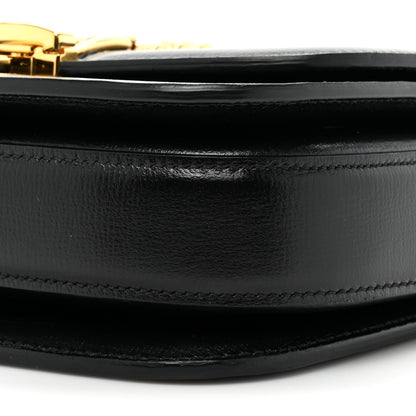 Gucci Azalea Calfskin Mini Sylvie 1969 Flap Messenger Bag Black 8 of 10