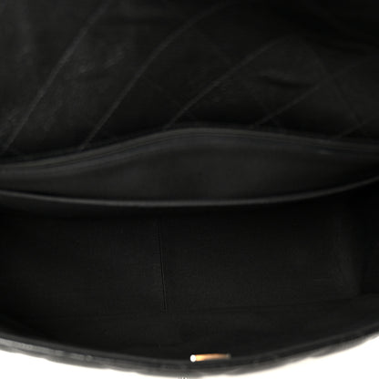 Chanel Calfskin Quilted XXL Travel Flap Bag Black 5 of 12