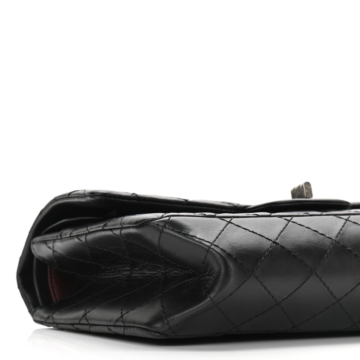 Chanel Aged Calfskin Quilted 2.55 Reissue 225 Flap Black 9 of 11