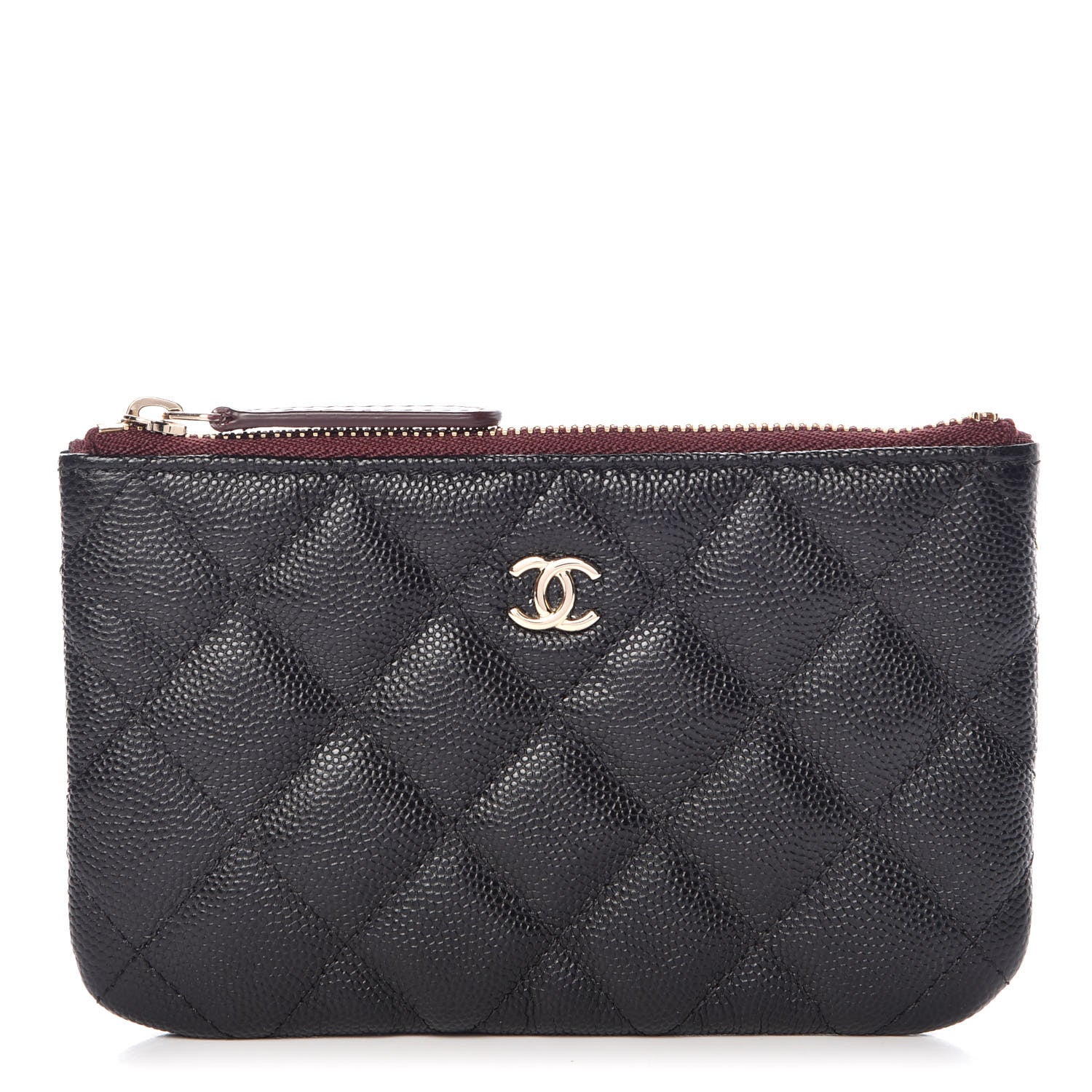 Chanel Caviar Quilted Small Cosmetic Case Black 1 of 10