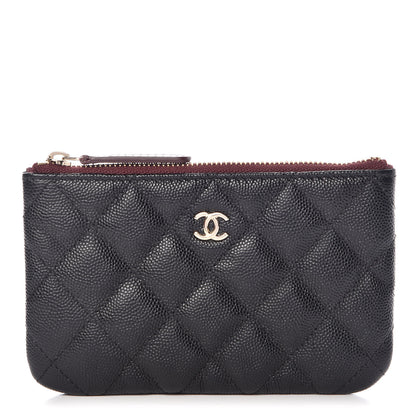 Chanel Caviar Quilted Small Cosmetic Case Black 1 of 10
