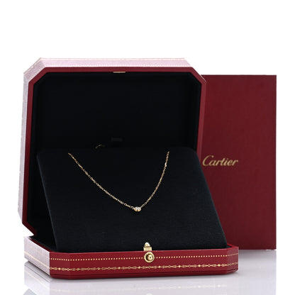 Cartier 18K Yellow Gold Diamond SM D'Amour Pendant Necklace 5 of 5