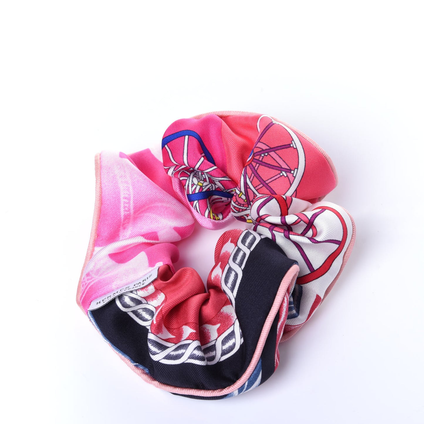 Silk Patchwork Claudia Scrunchie Multicolore