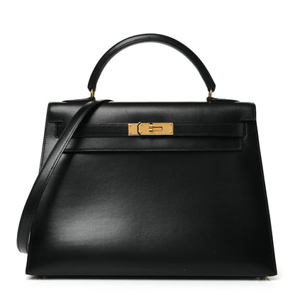 Hermes Box Kelly Sellier 32 Black 1 of 14