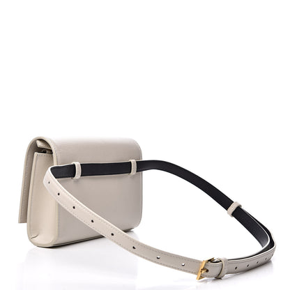 Saint Laurent Smooth Calfskin Monogram Kate Belt Bag Natural 3 of 10