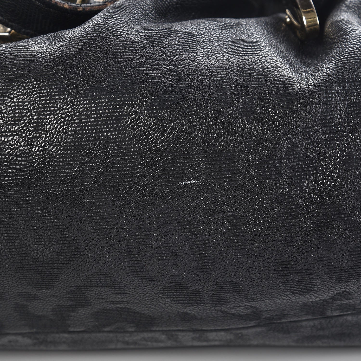 Jimmy Choo Patent Laser Cut Leopard Print Riki Tote Black 10 of 10