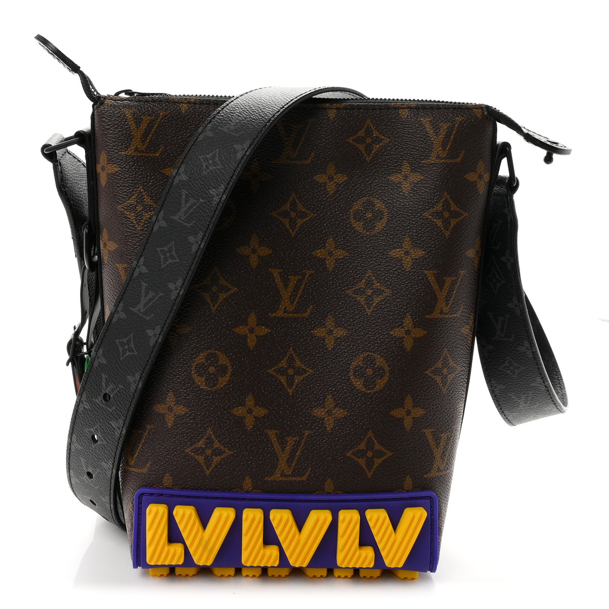 Monogram LV Rubber Cruiser Messenger Multicolor