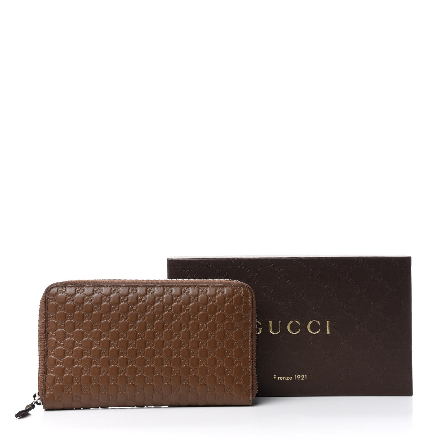 Gucci Microguccissima Large Zip Around Organizer Wallet Acero 7 of 7