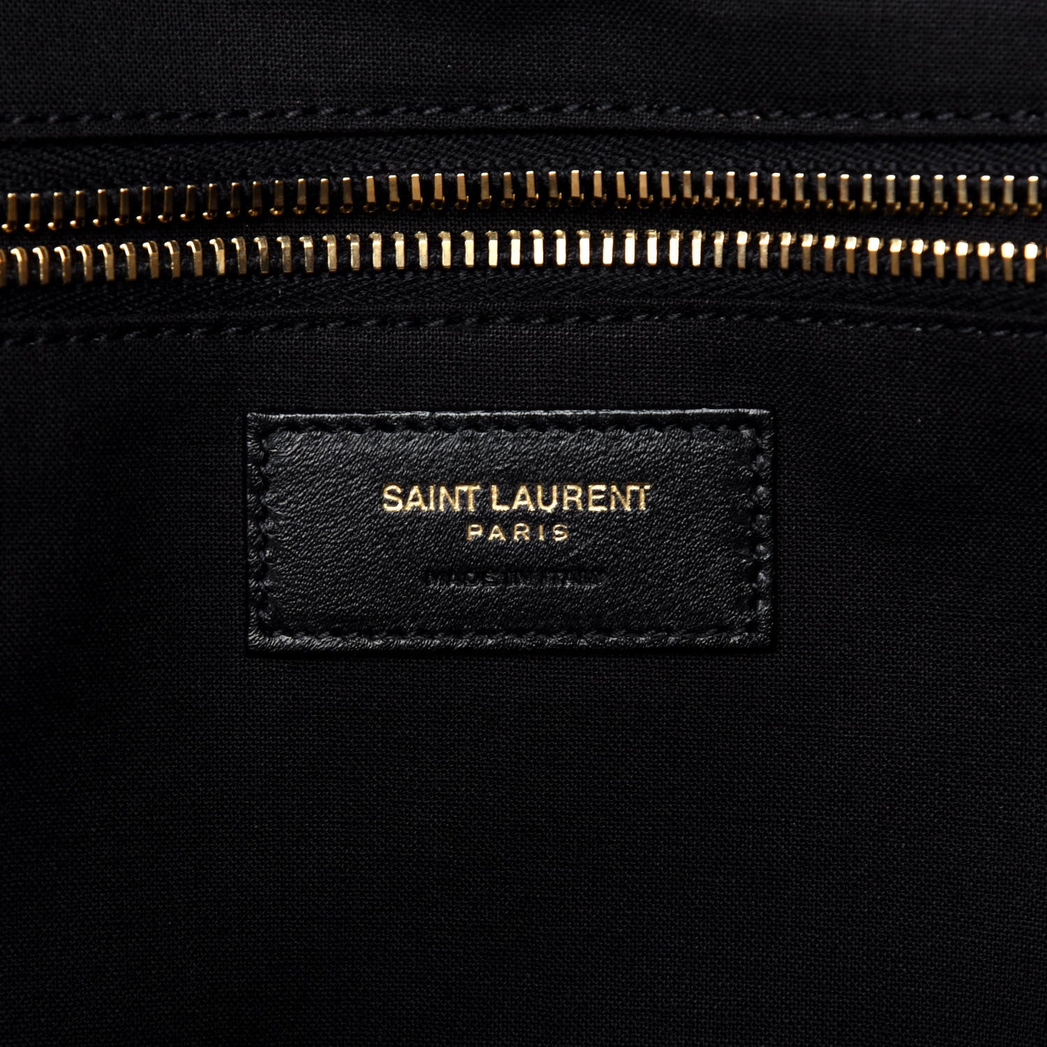 Saint Laurent Linen Calfskin Rive Gauche Tote Natural 6 of 11