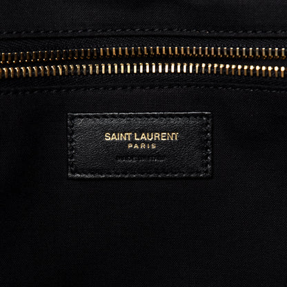 Saint Laurent Linen Calfskin Rive Gauche Tote Natural 6 of 11